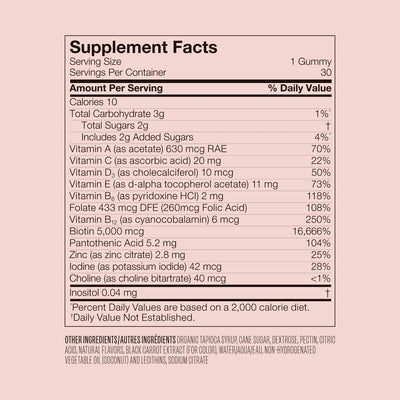 GRO Biotin Gummies for Hair Wellness® (3 Pack)